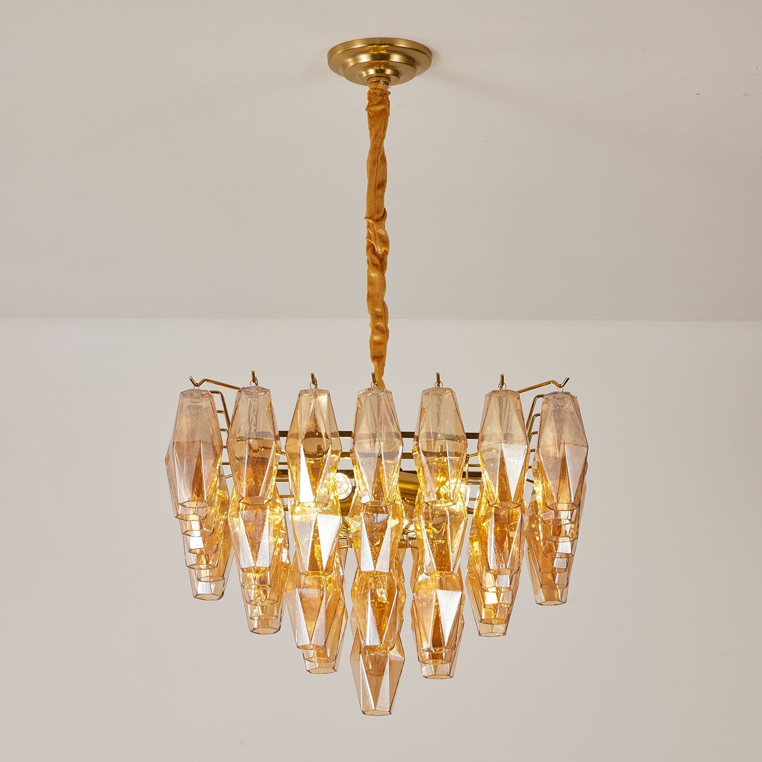 Petralyn Chandelier Prism Cascade - Letslighting