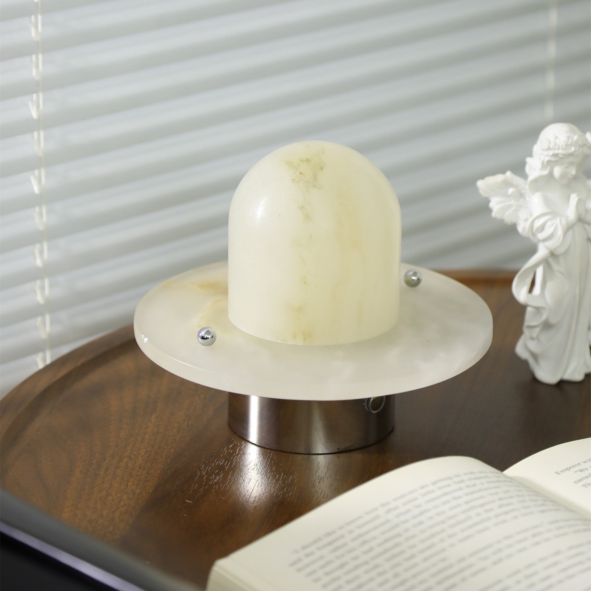 Petrified Moderne Minimaliste Alabastre Lampe de Table