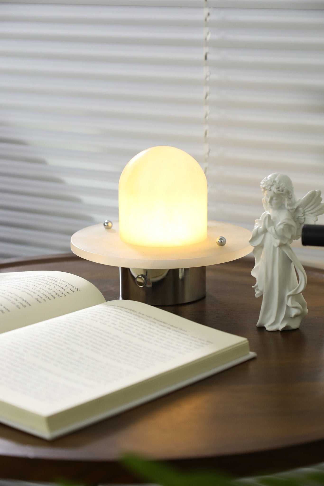 Petrified Moderne Minimaliste Alabastre Lampe de Table