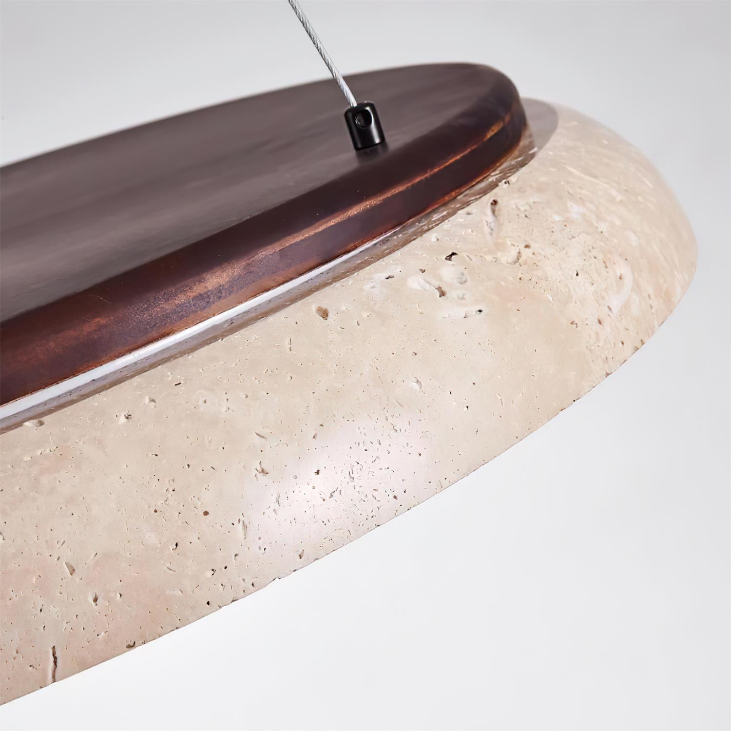 Ritta Piedra Travertine Pendant Light - Letslighting