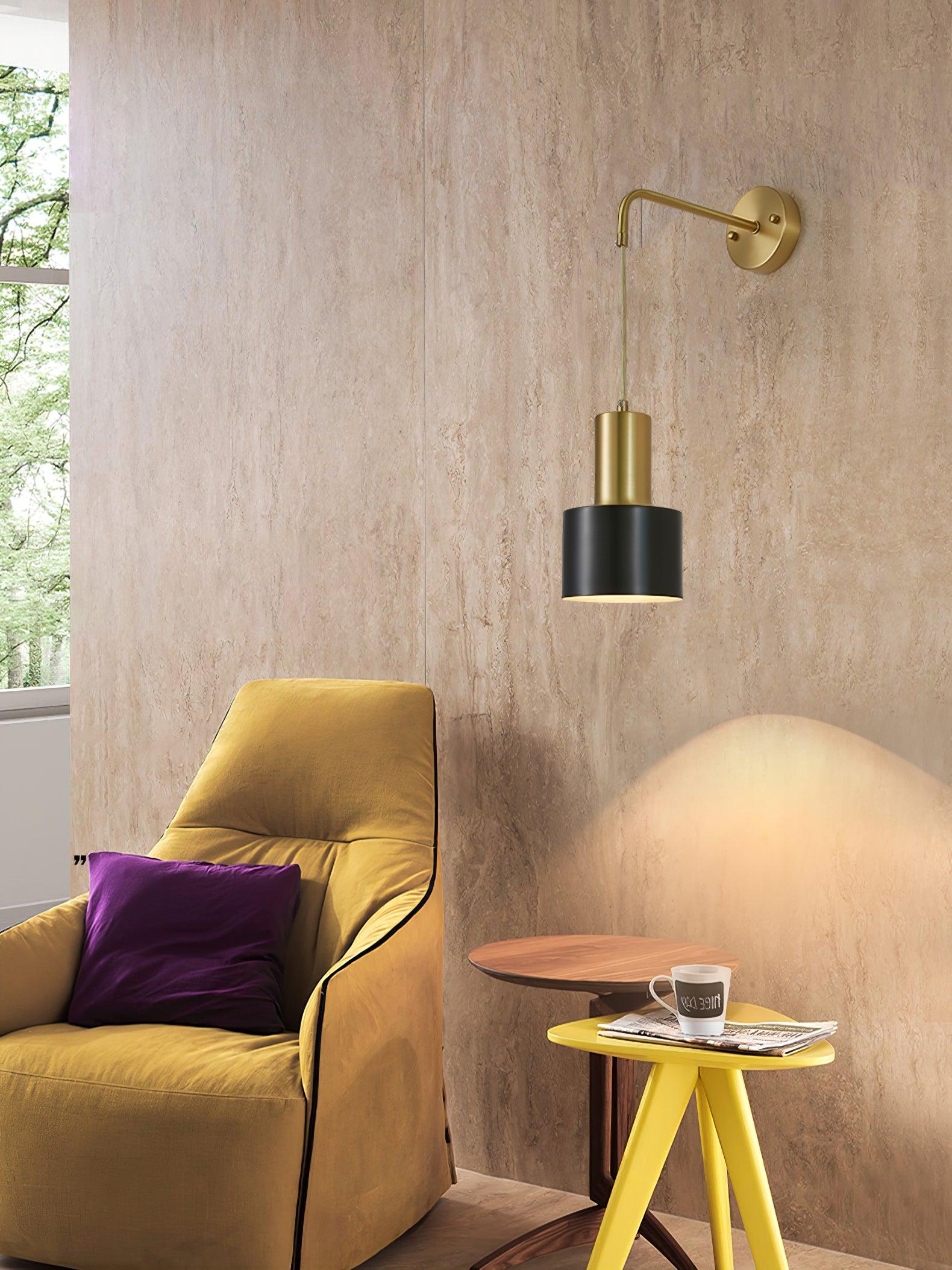 Ezra Minimalist Metal Wall Lamp - Blowlighting