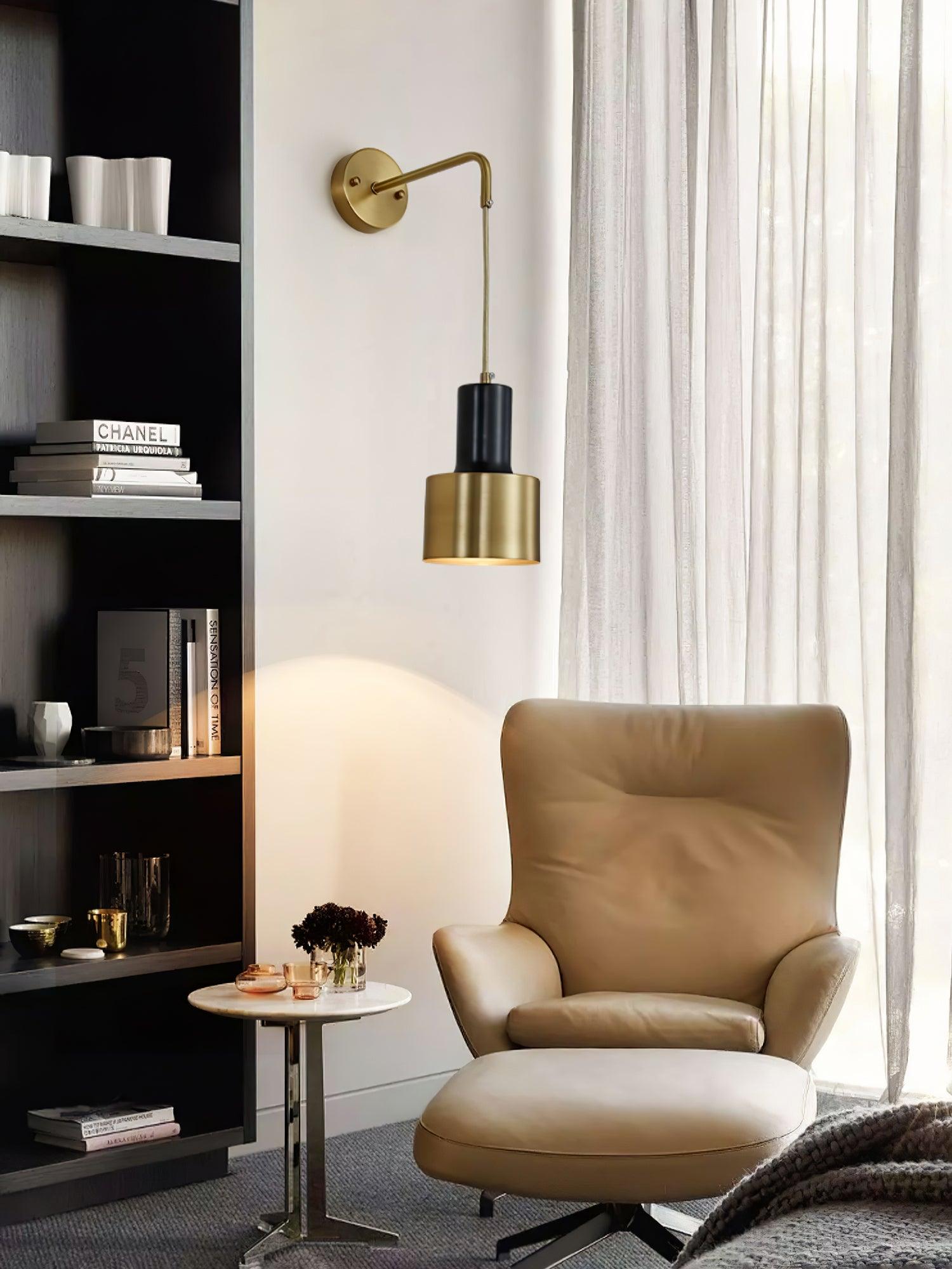 Ezra Minimalist Metal Wall Lamp - Blowlighting