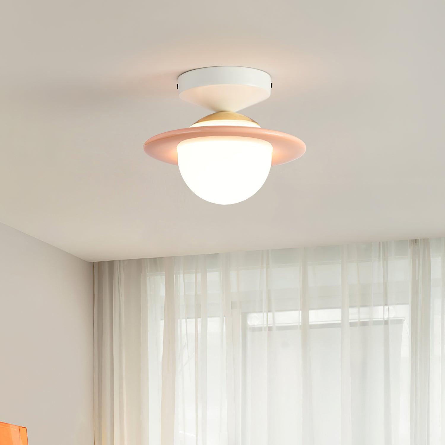 Ceiling Light Playful Planet Shape Soft Glow Whimsical Modern - Letslighting