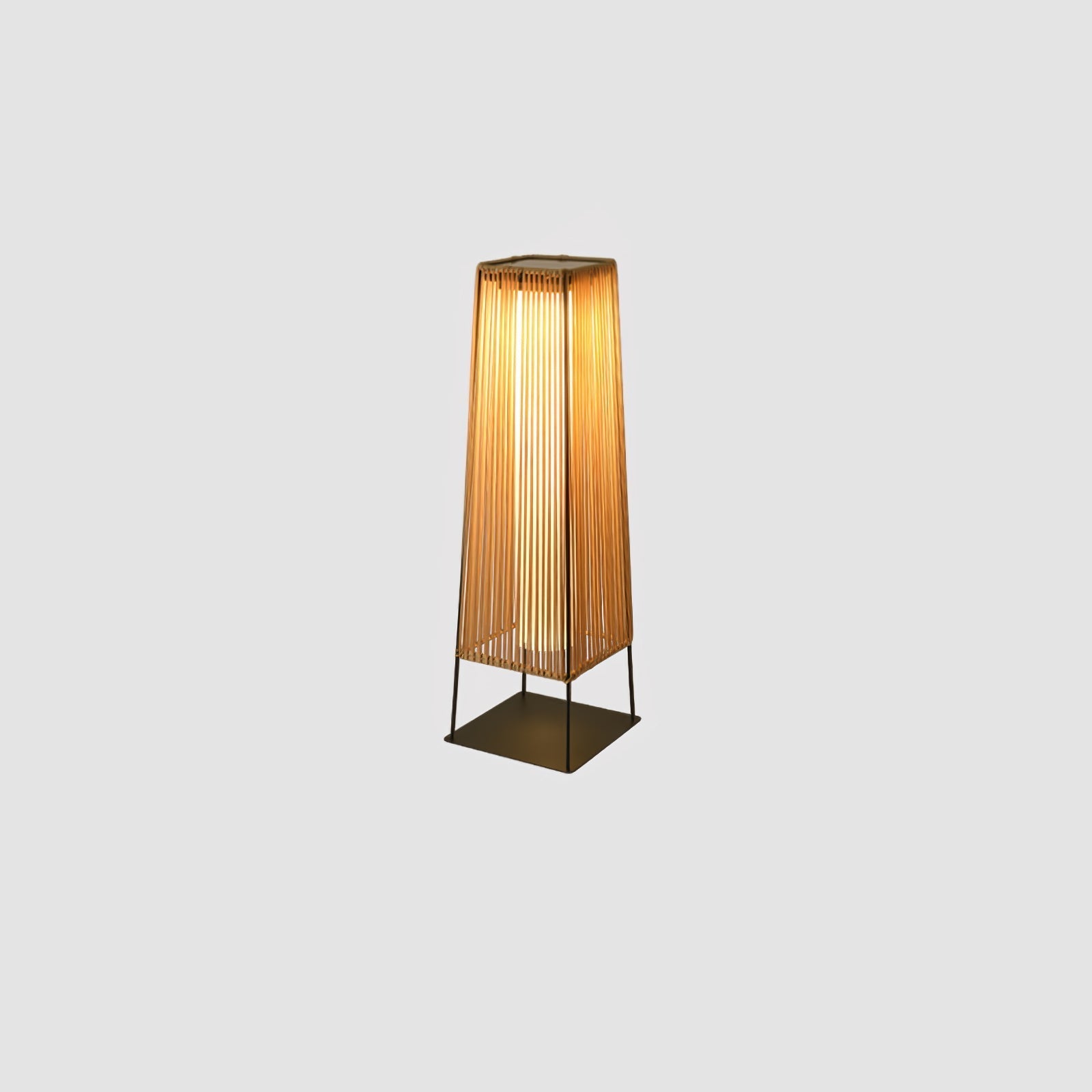 Plastic Rattan Outdoor Post Light - Blowlighting