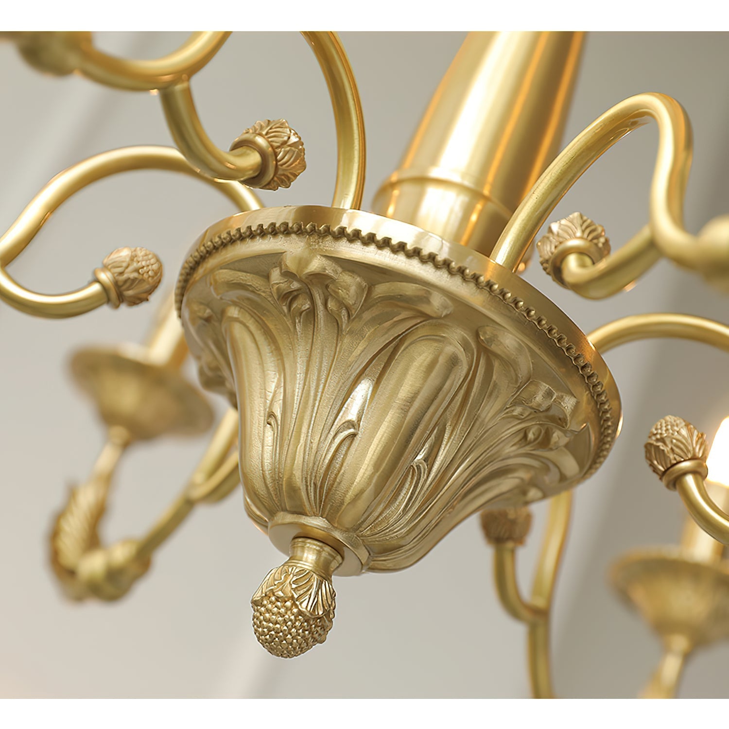 Cevynara Postmodern Luxury Metal Chandelier - Lamp Copper