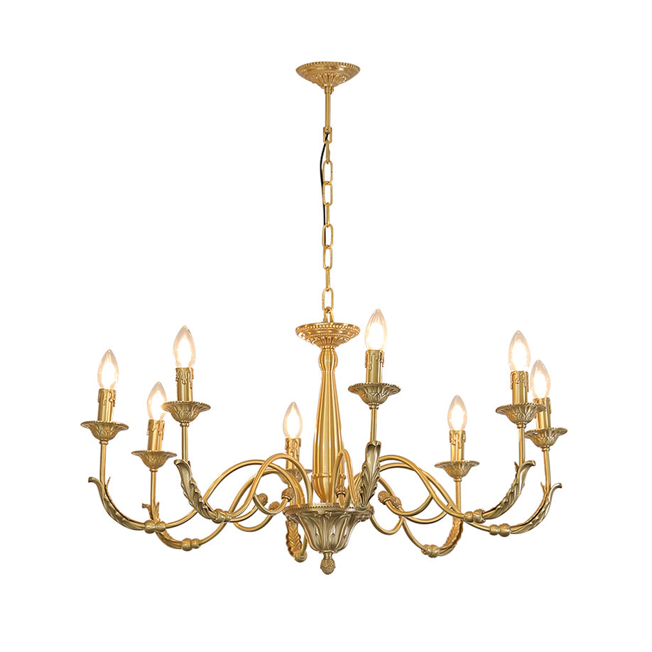Cevynara Postmodern Luxury Metal Chandelier - Lamp Copper