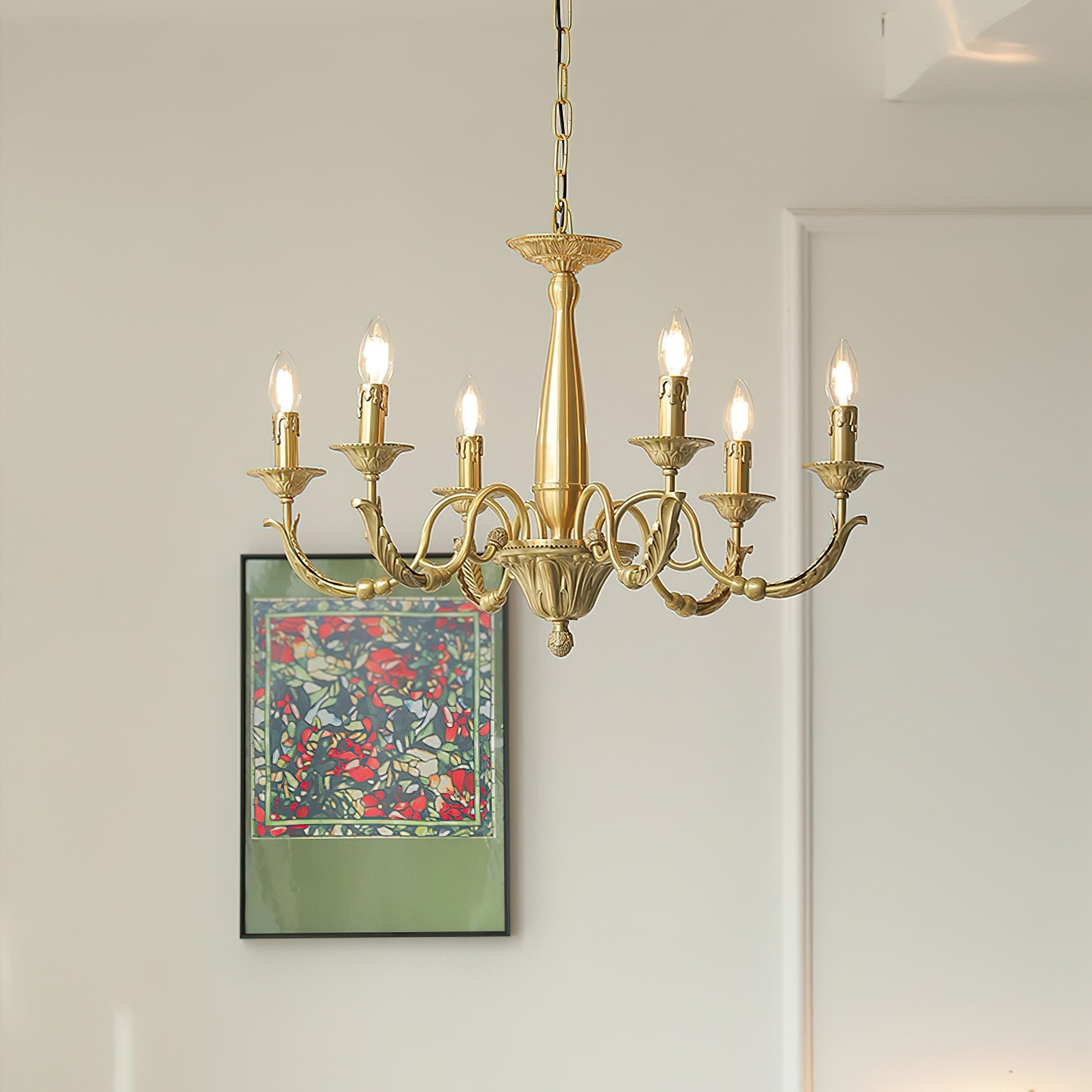 Cevynara Postmodern Luxury Metal Chandelier - Lamp Copper