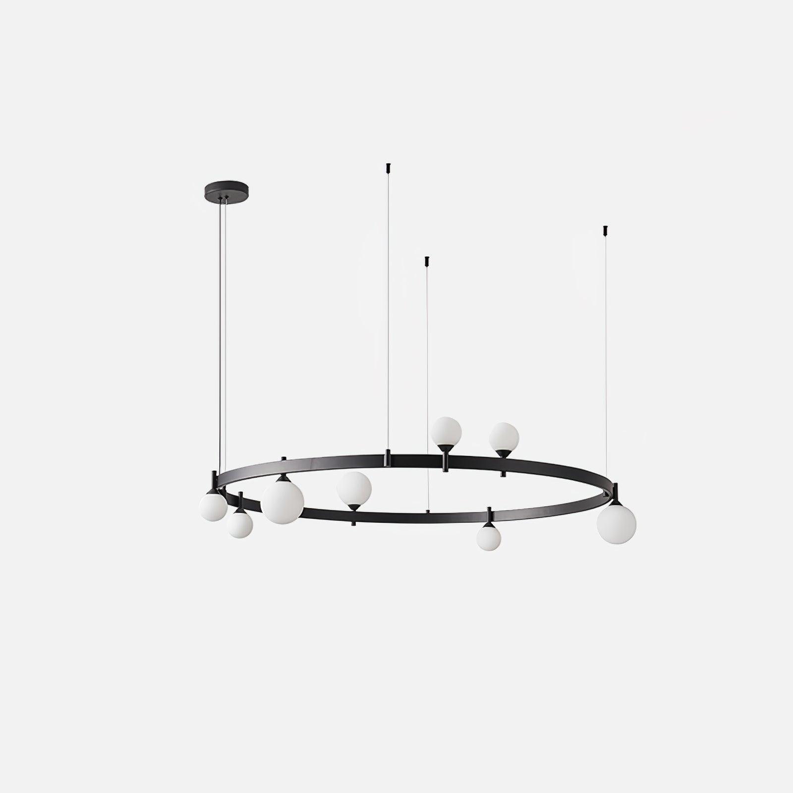 Linea Axis Round Chandelier - Letslighting