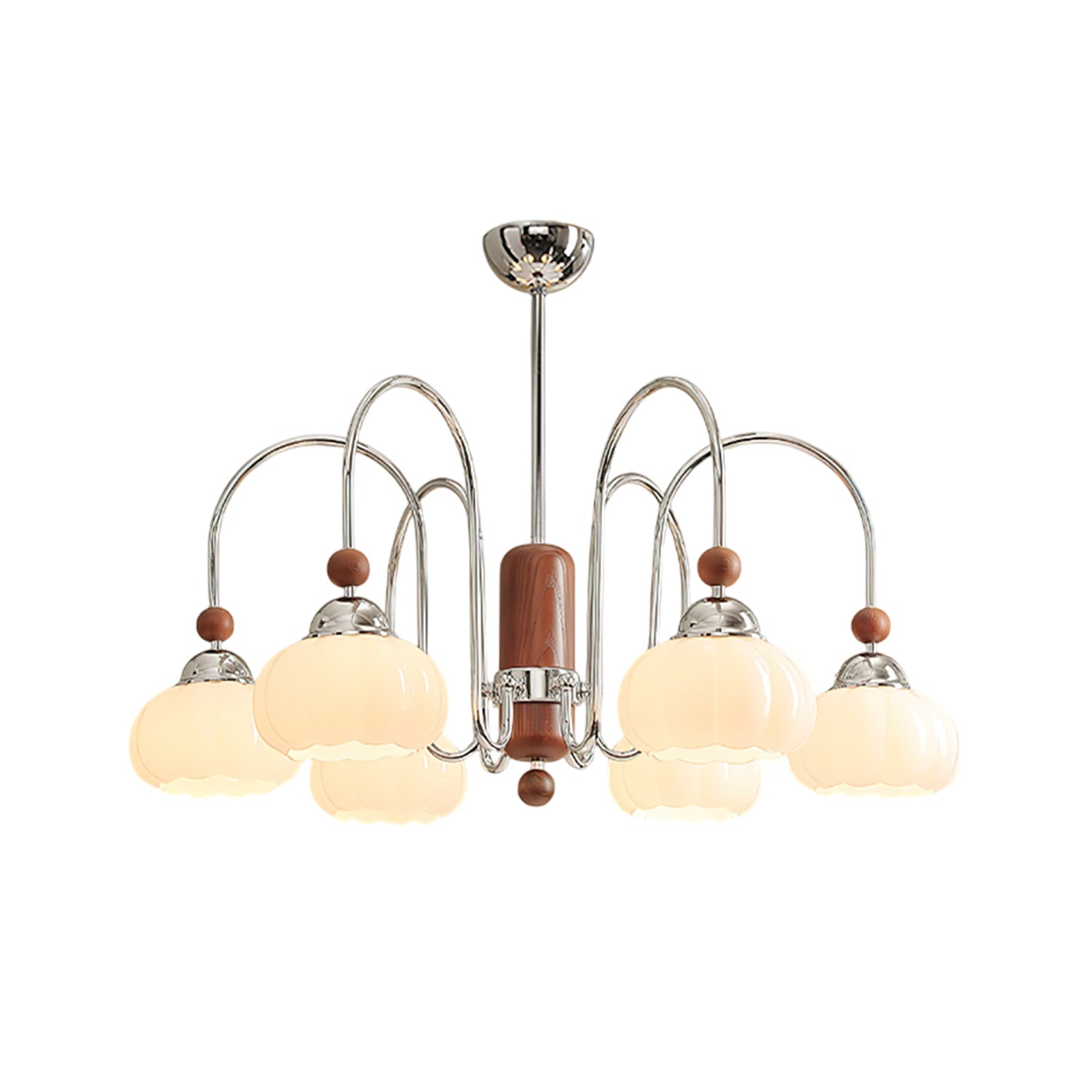 Pomona Lustre Élégant et Moderne en Verre