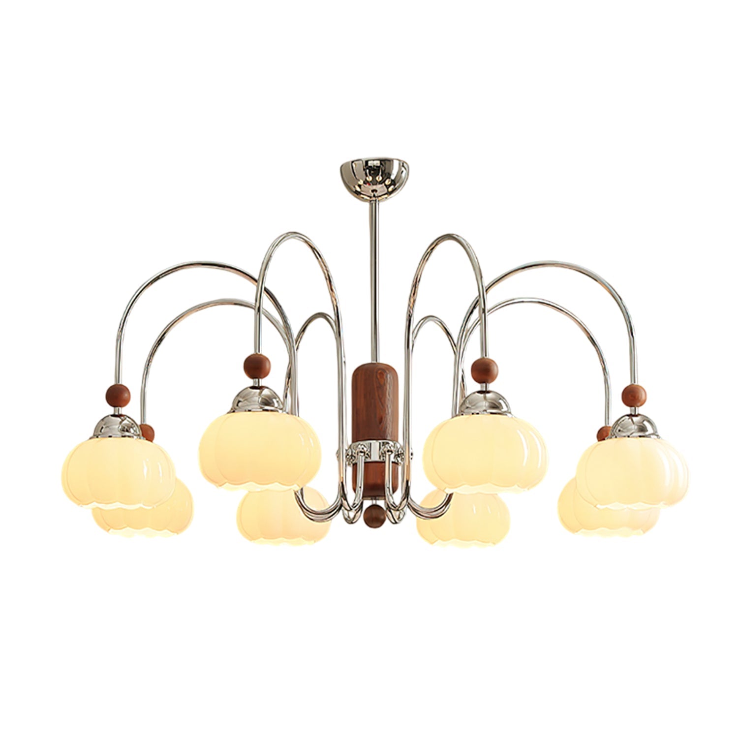 Pomona Lustre Élégant et Moderne en Verre