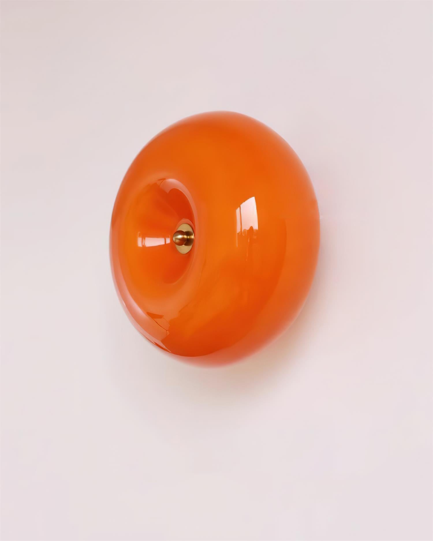 Popo Wall Lamp Glossy Doughnut Glass - Letslighting