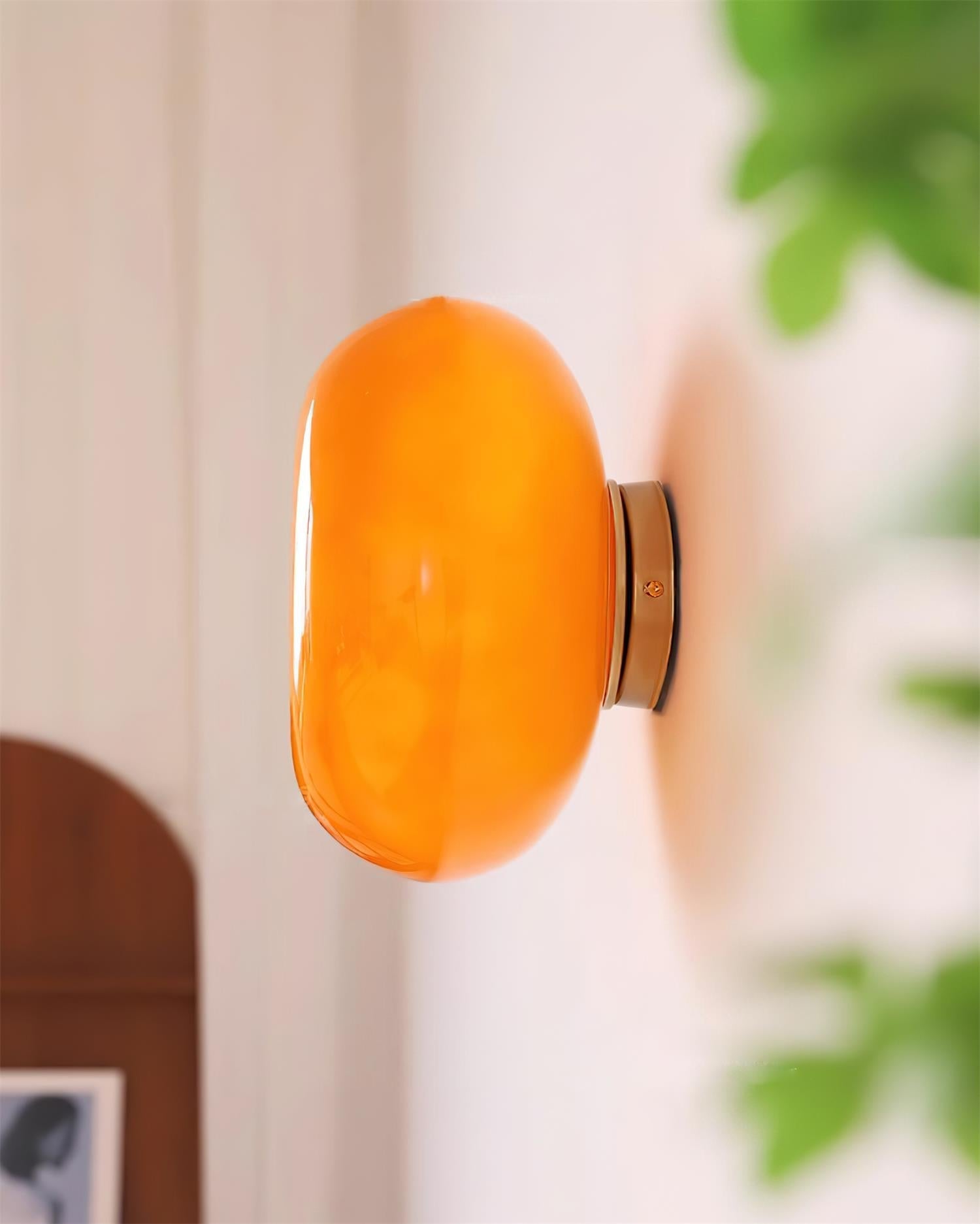 Popo Wall Lamp Glossy Doughnut Glass - Letslighting