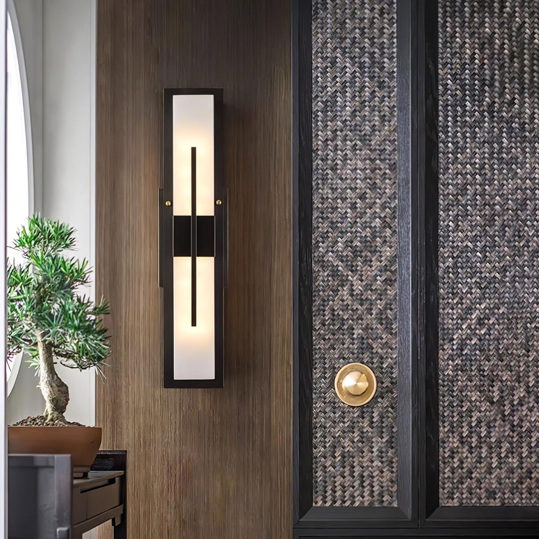 Lylirel Rectangular Alabaster Wall Light - Letslighting