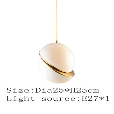 Luminaires suspension postmoderne Rond