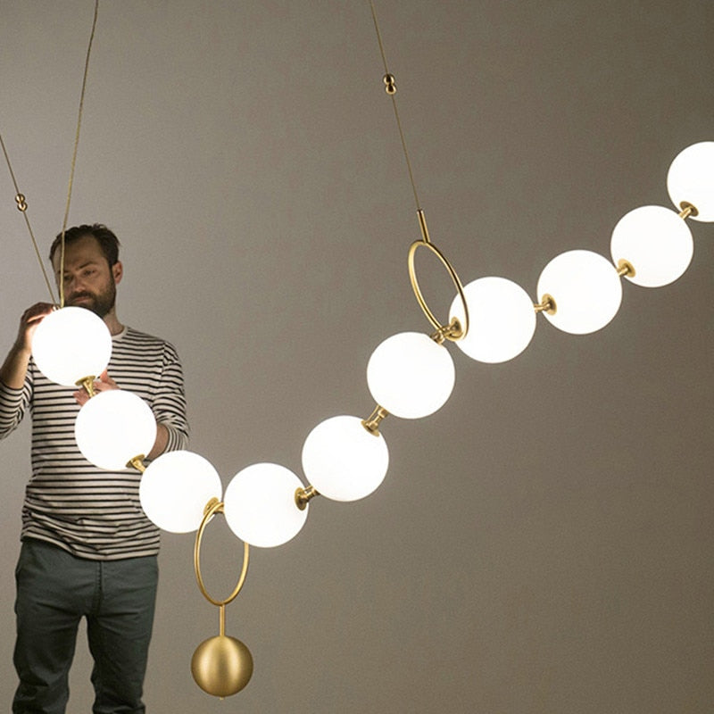 Valentina Lampe à suspension boule de Loft postmoderne Design de collier créatif