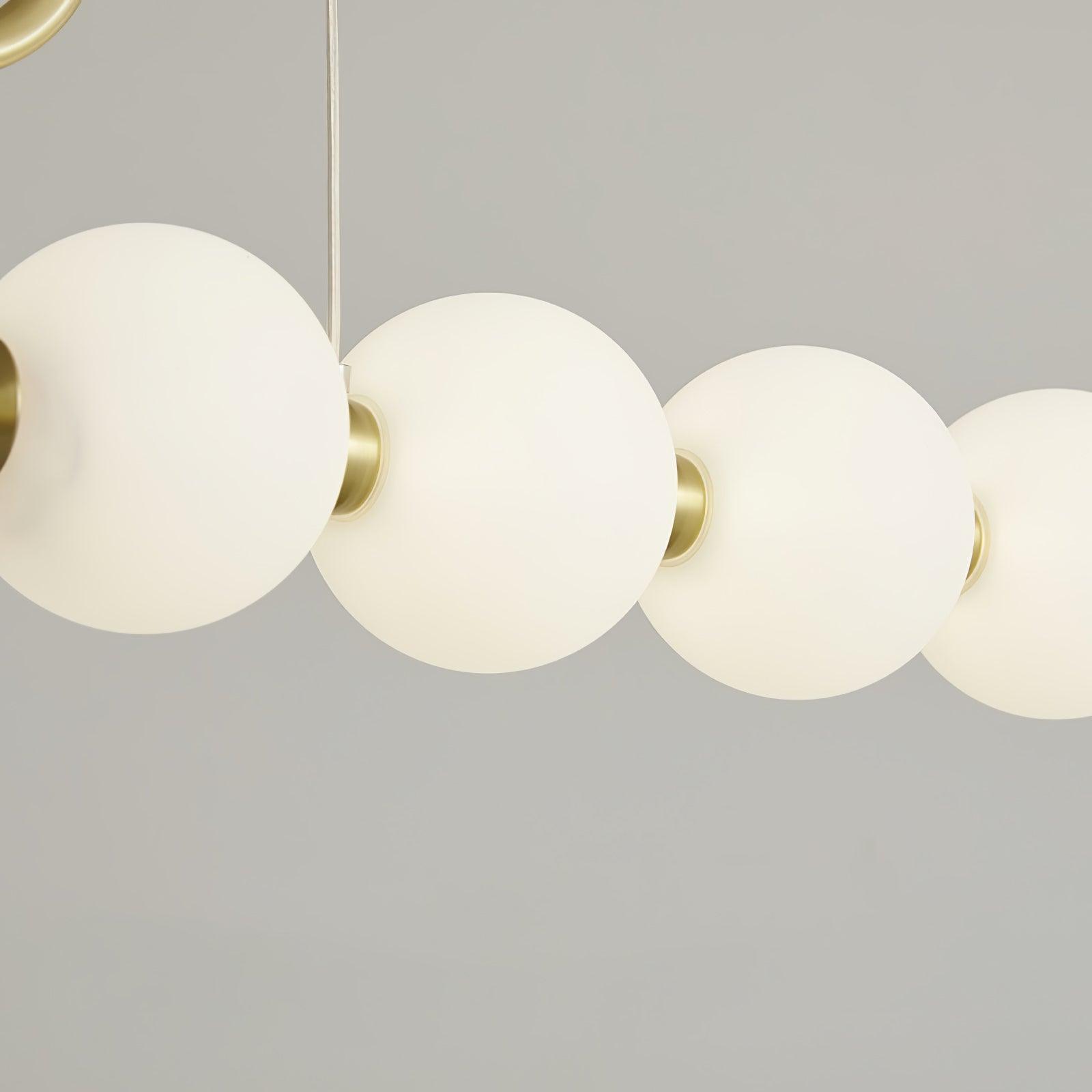 Linea Contemporary Brass Pendant Lamp - Blowlighting