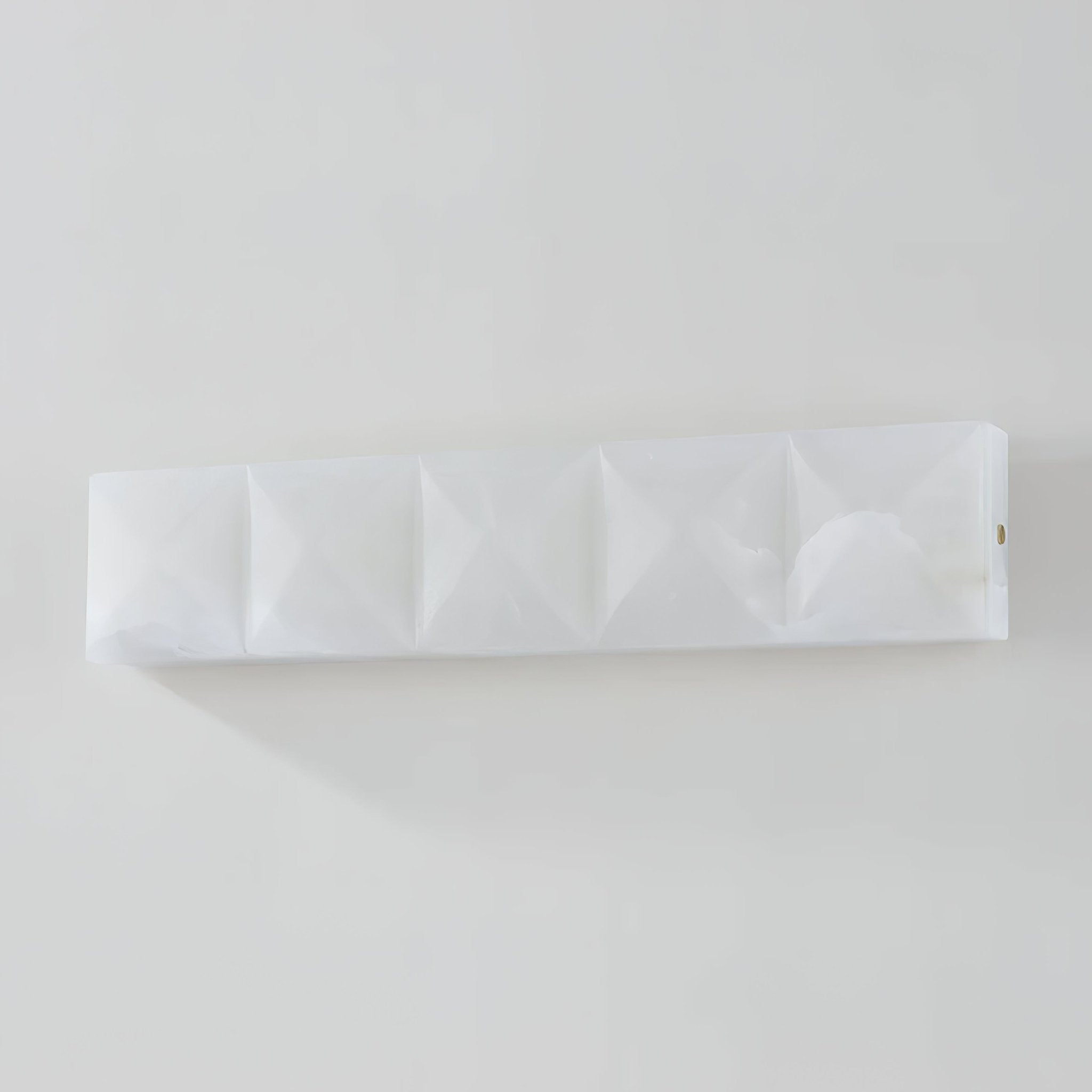 Dione Geometric Alabaster Wall Light - Letslighting