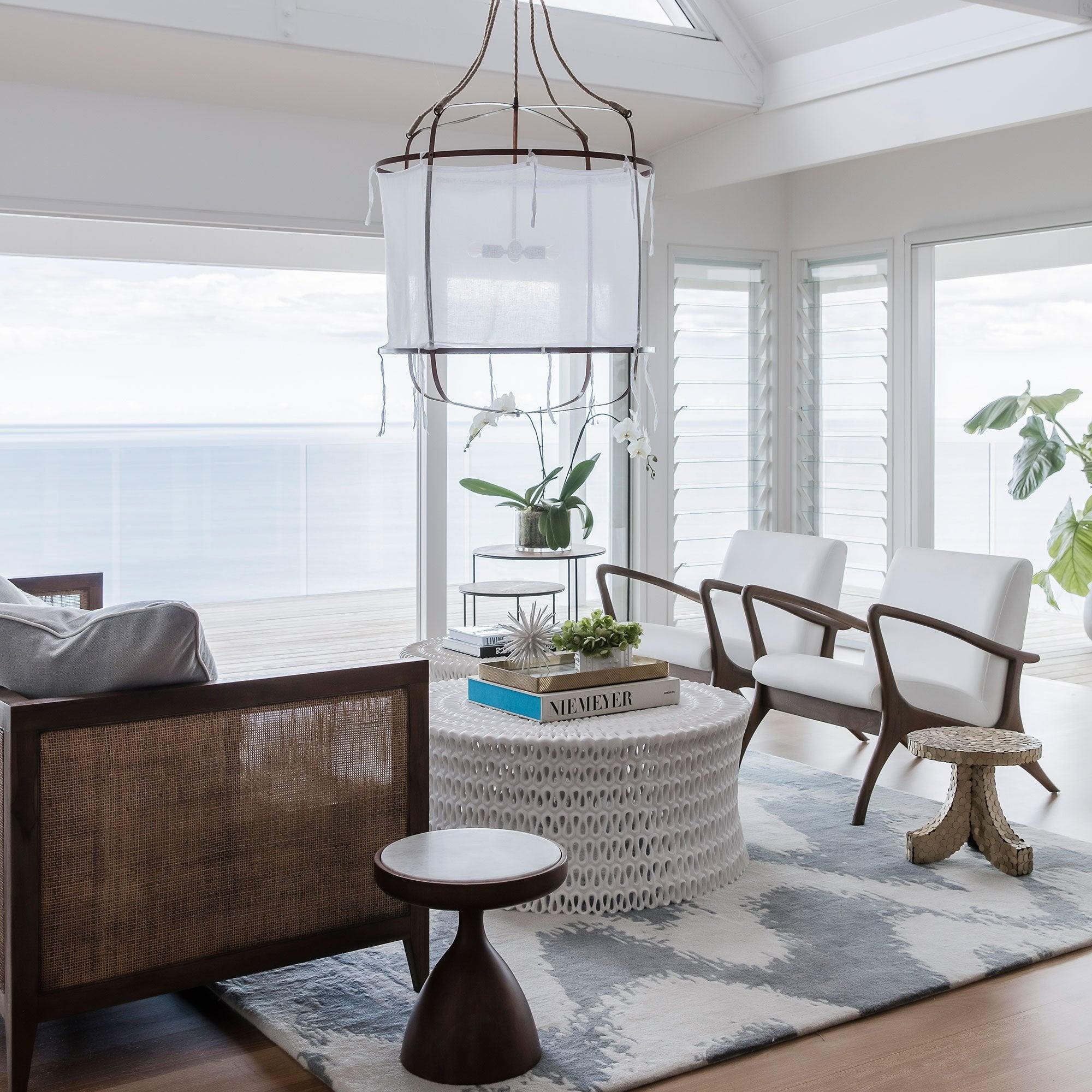 Provence Linen Pendant Light - Blowlighting