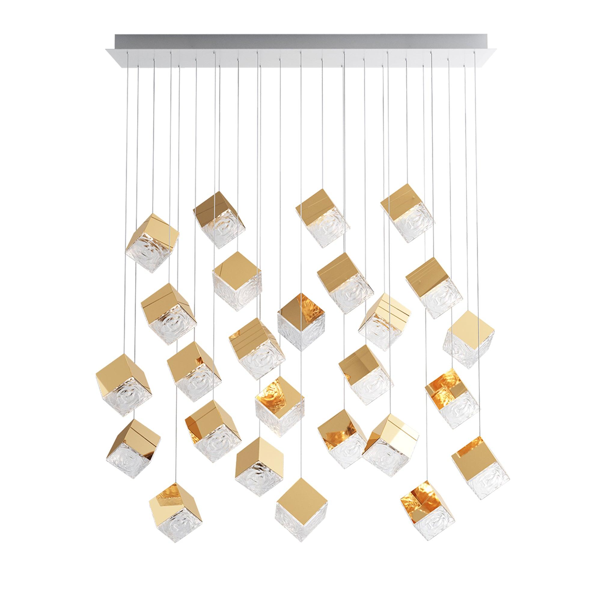 Arco Artistic Geometric Cube Chandelier - Letslighting