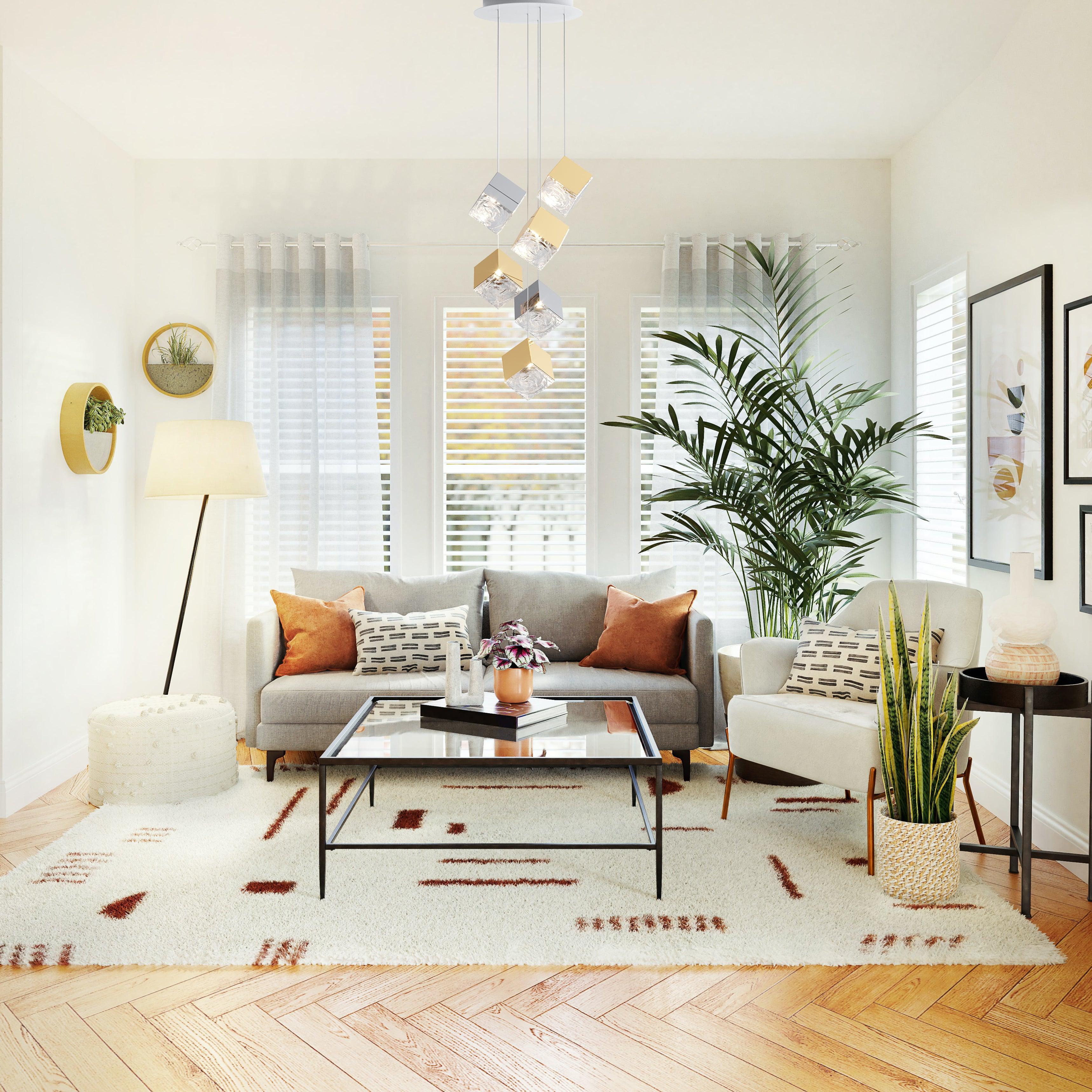 Arco Artistic Geometric Cube Chandelier - Letslighting