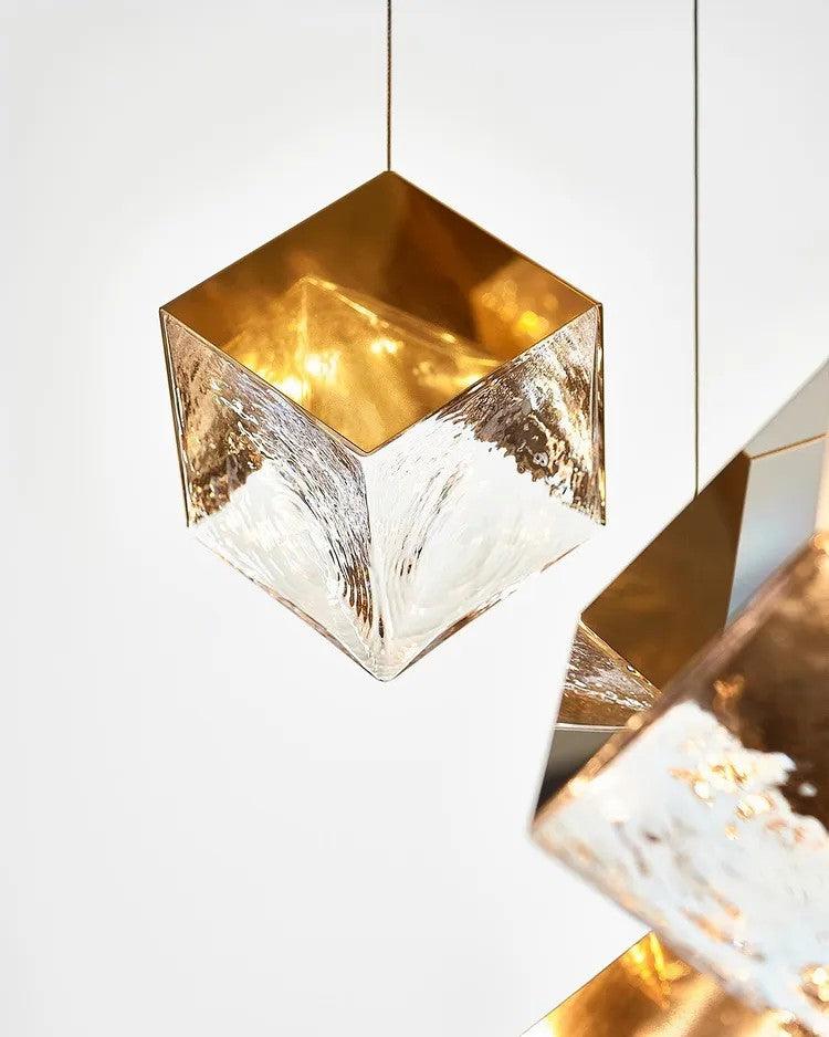 Arco Artistic Geometric Cube Chandelier - Letslighting