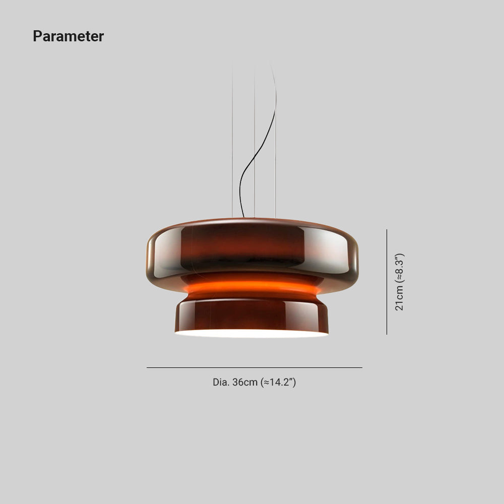Xenuvyj Moderne Minimaliste Métal Verre Suspension