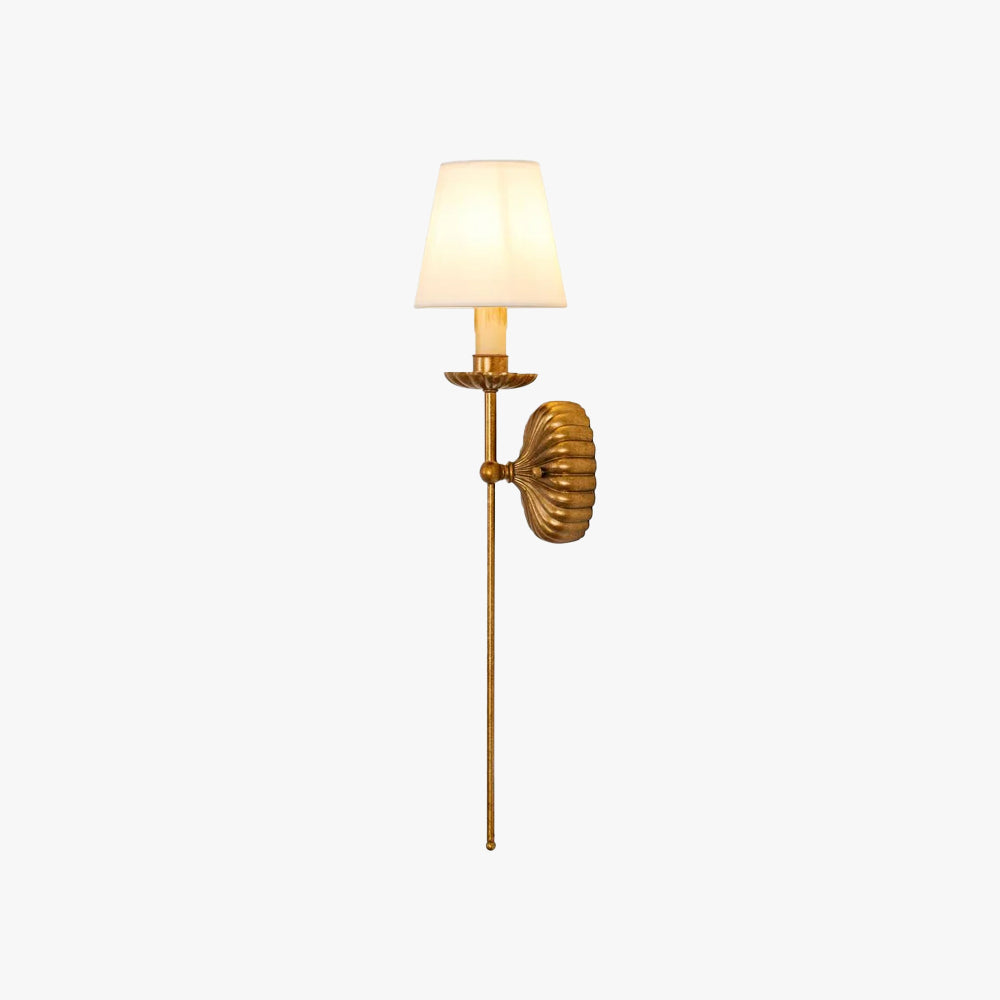 Epoch Vintage Antique Metal Fabric Wall Light Shades Hallway Living Room Bedroom