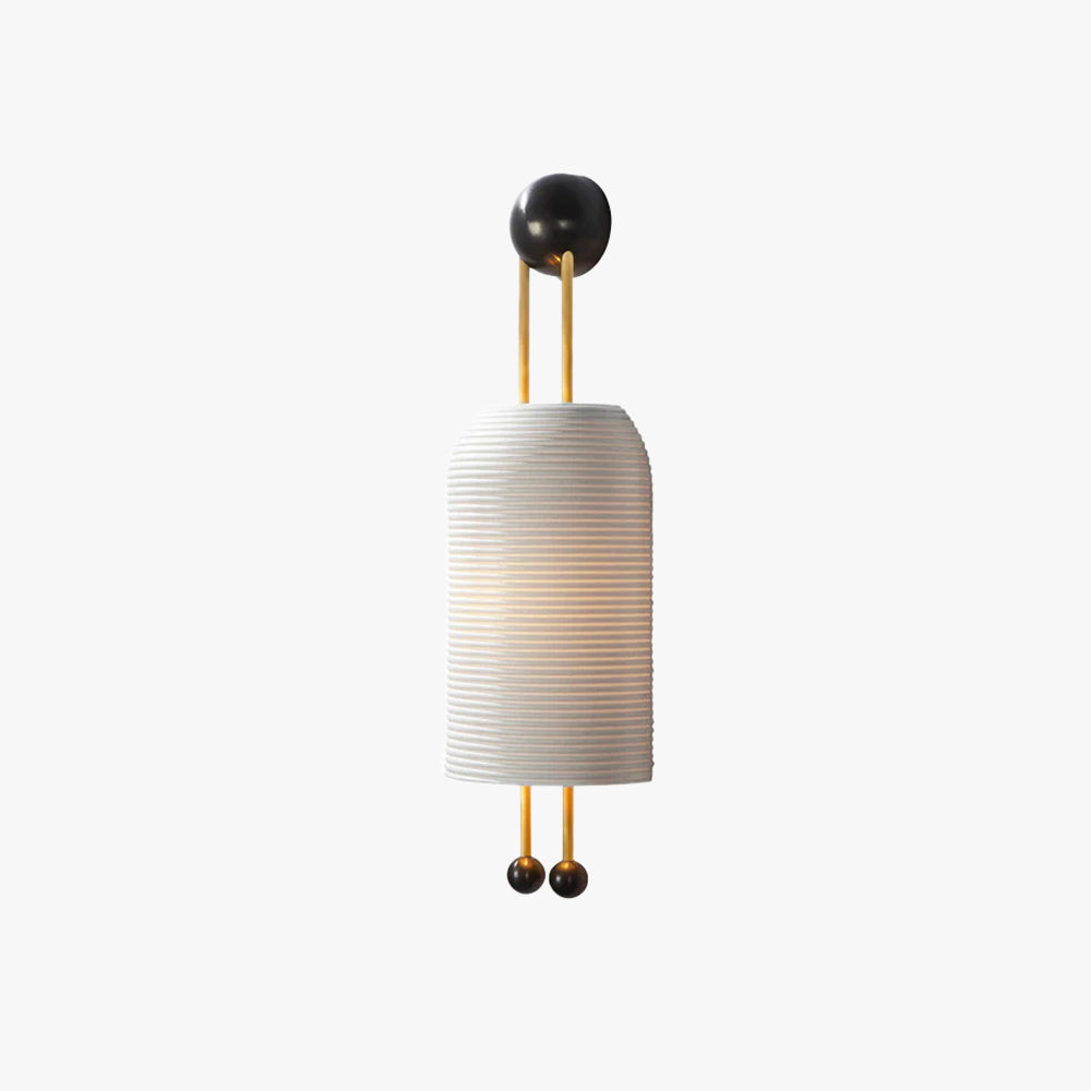 Silva Metal Glass White Wall Lamp Dining Room Bedroom