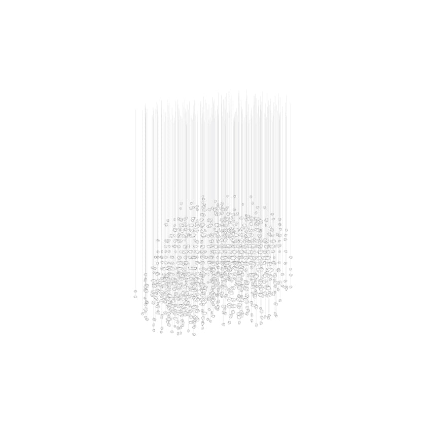 Raw Artistique Luxe Cristal Personnalisable Lustre