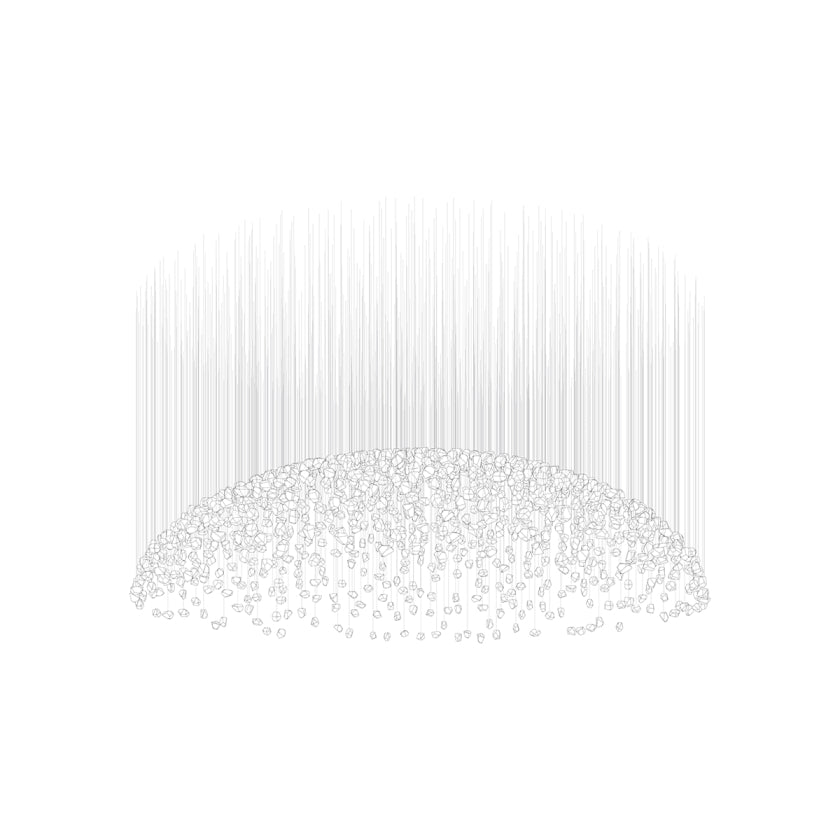 Raw Artistique Luxe Cristal Personnalisable Lustre