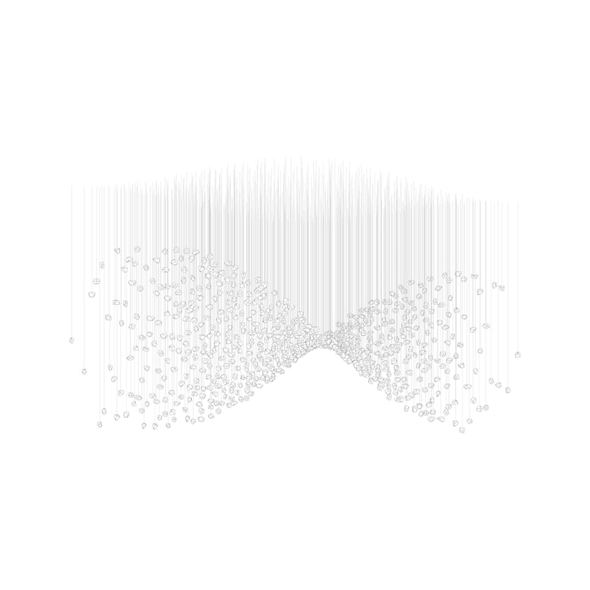 Raw Artistique Luxe Cristal Personnalisable Lustre