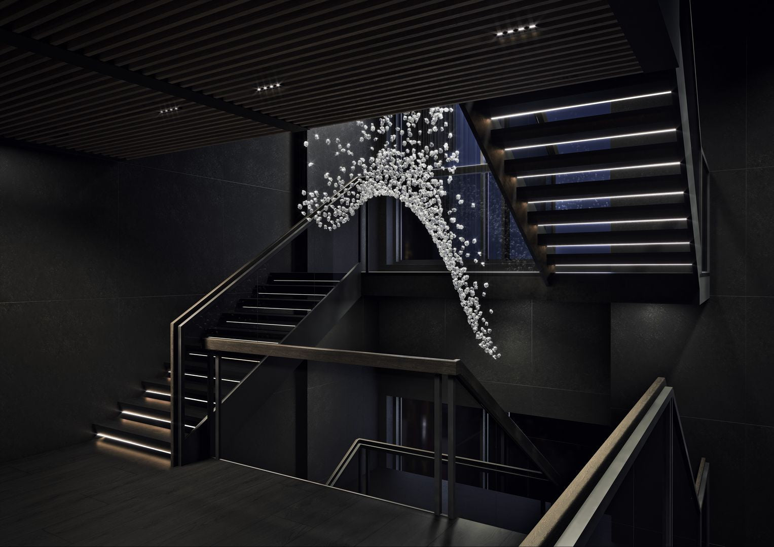 Raw Artistique Luxe Cristal Personnalisable Lustre
