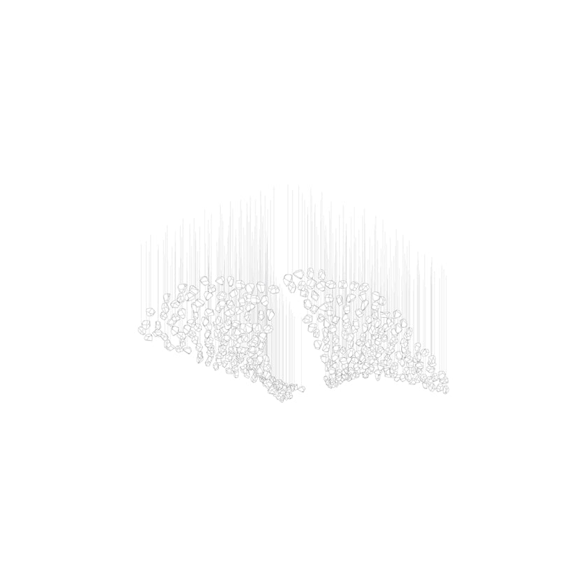 Raw Artistique Luxe Cristal Personnalisable Lustre