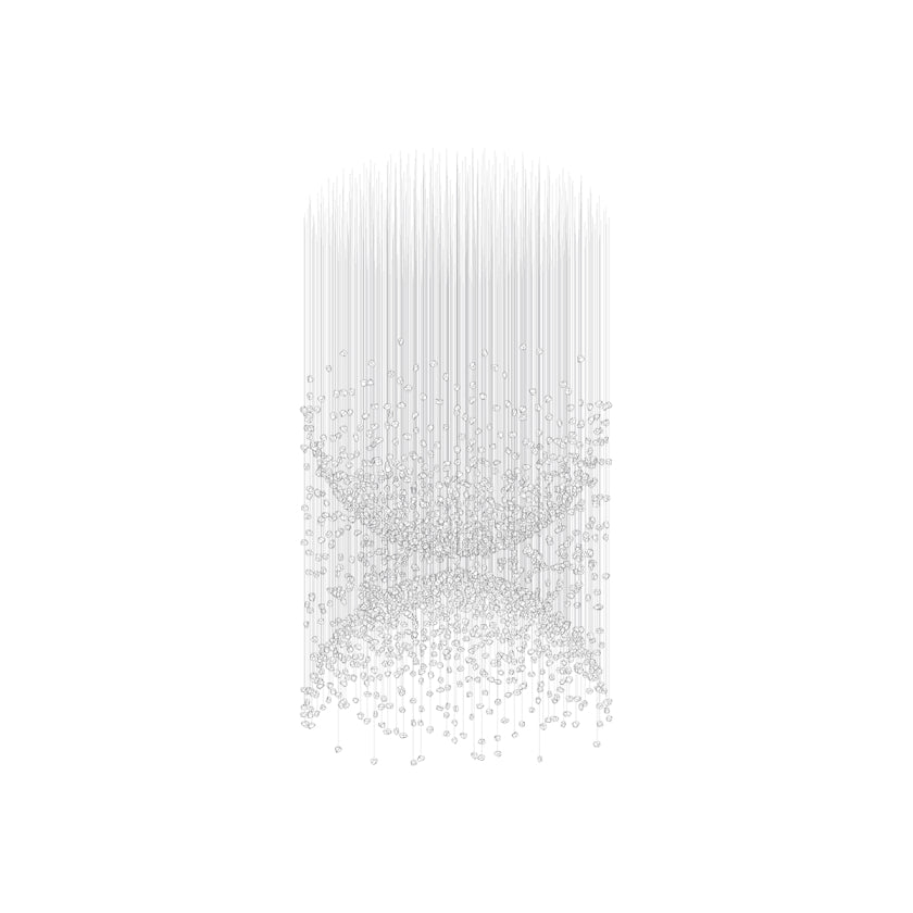 Raw Artistique Luxe Cristal Personnalisable Lustre