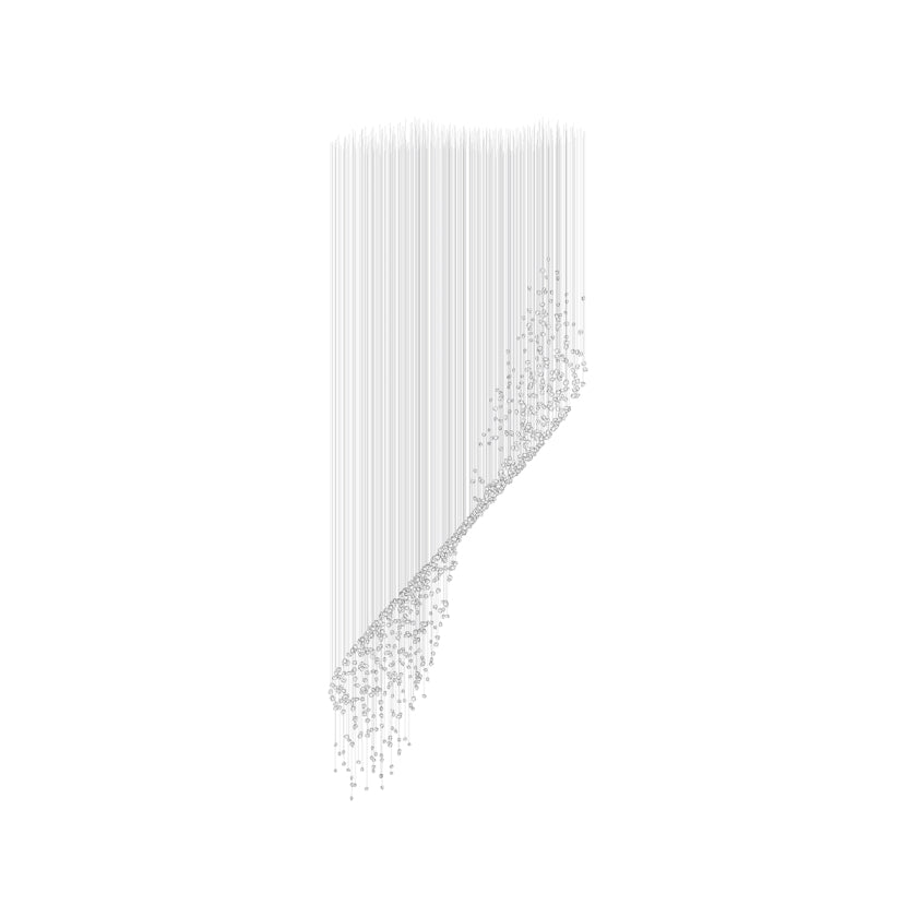 Raw Artistique Luxe Cristal Personnalisable Lustre