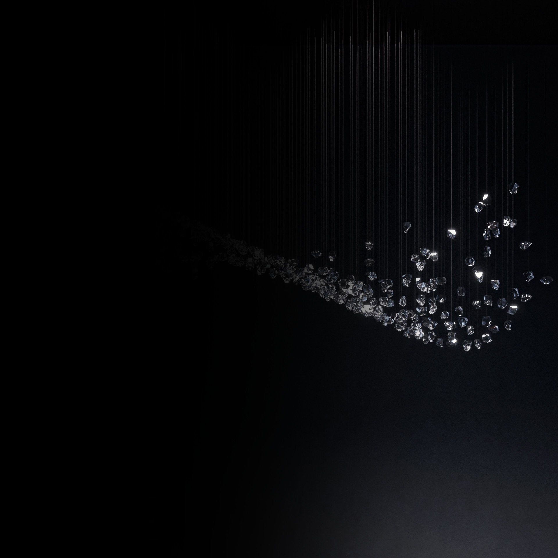 Raw Artistique Luxe Cristal Personnalisable Lustre