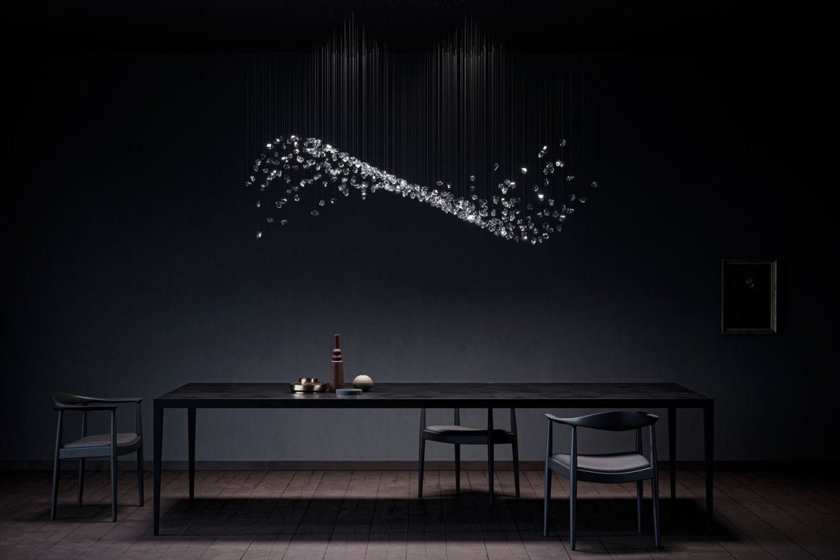 Raw Artistique Luxe Cristal Personnalisable Lustre