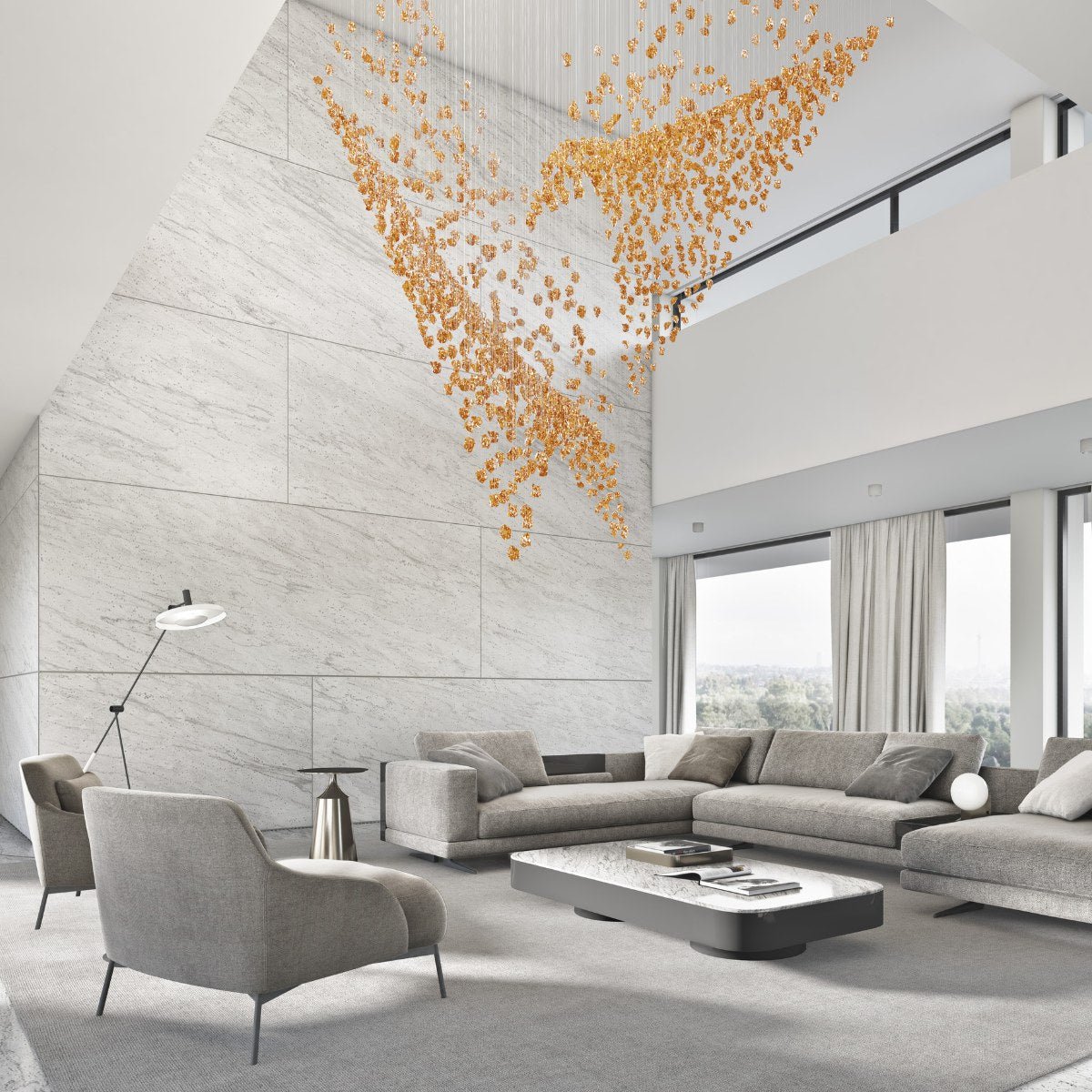 Raw Artistique Luxe Cristal Personnalisable Lustre