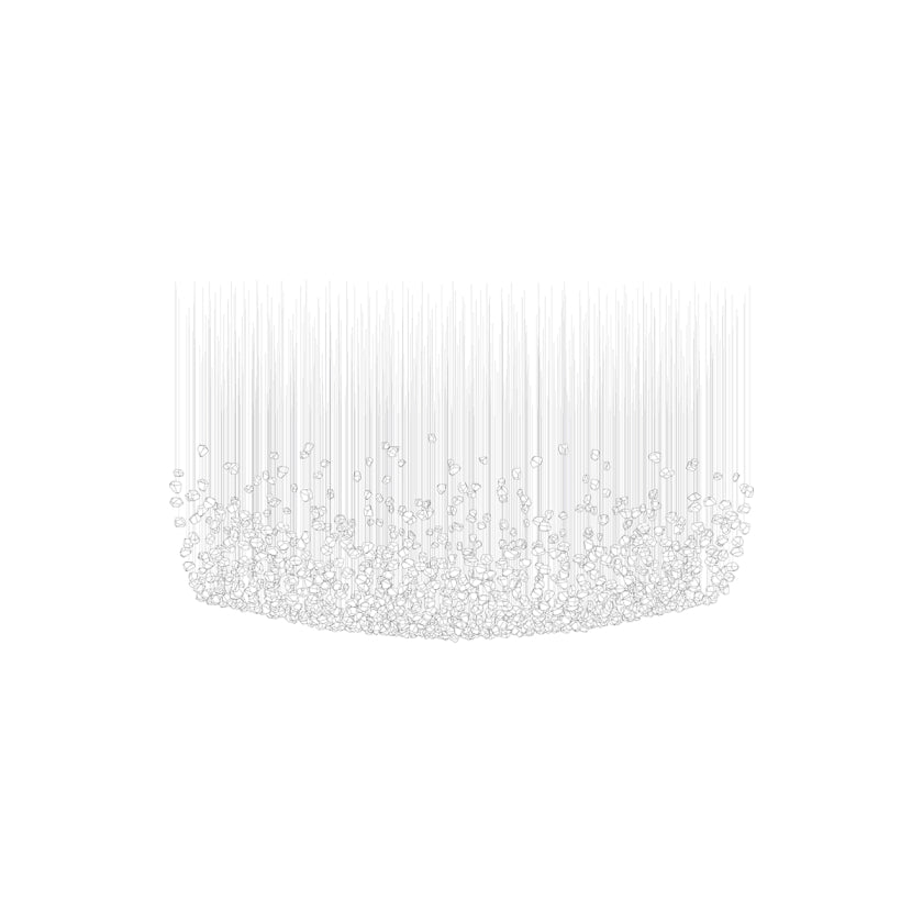 Raw Artistique Luxe Cristal Personnalisable Lustre