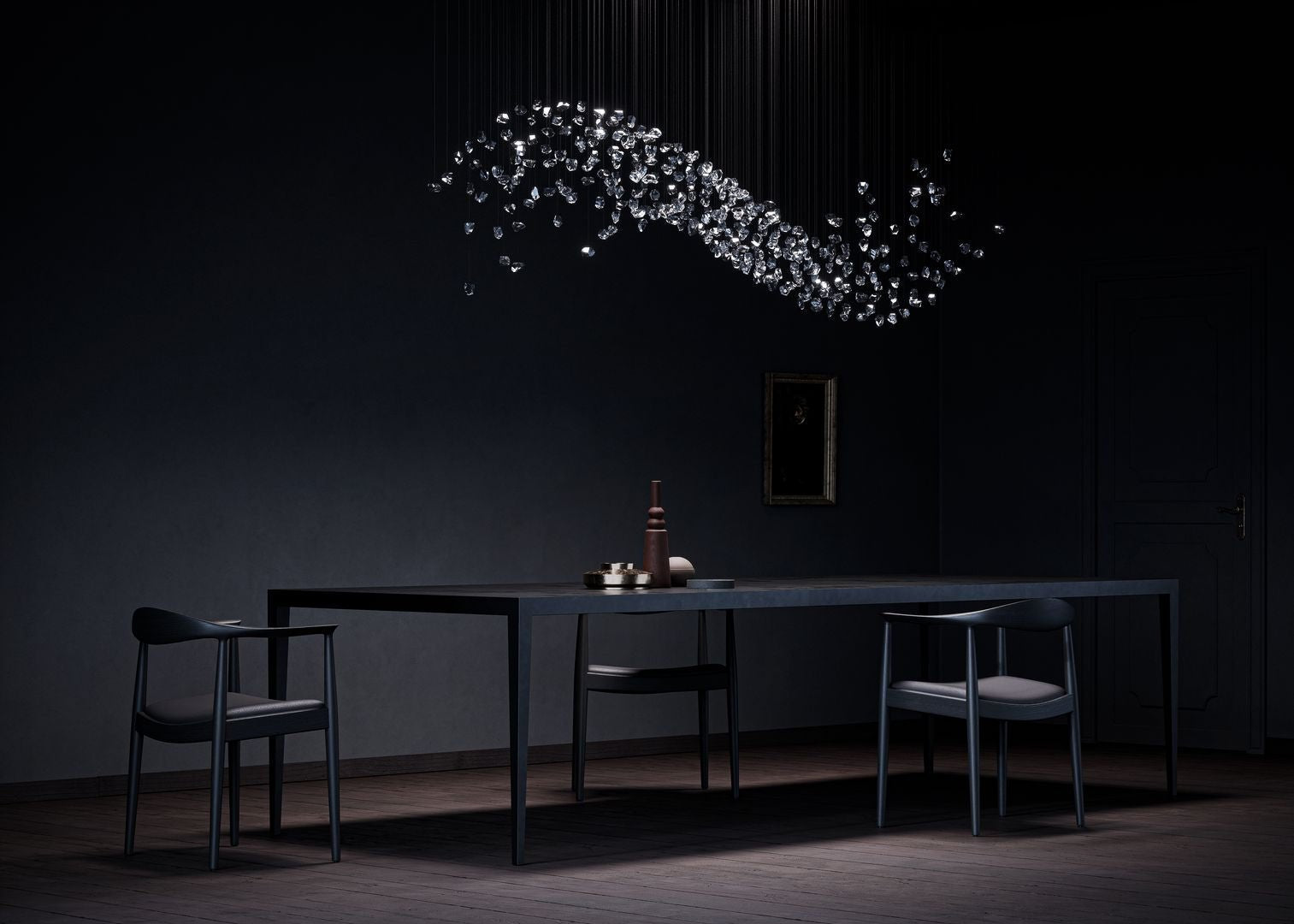 Raw Artistique Luxe Cristal Personnalisable Lustre
