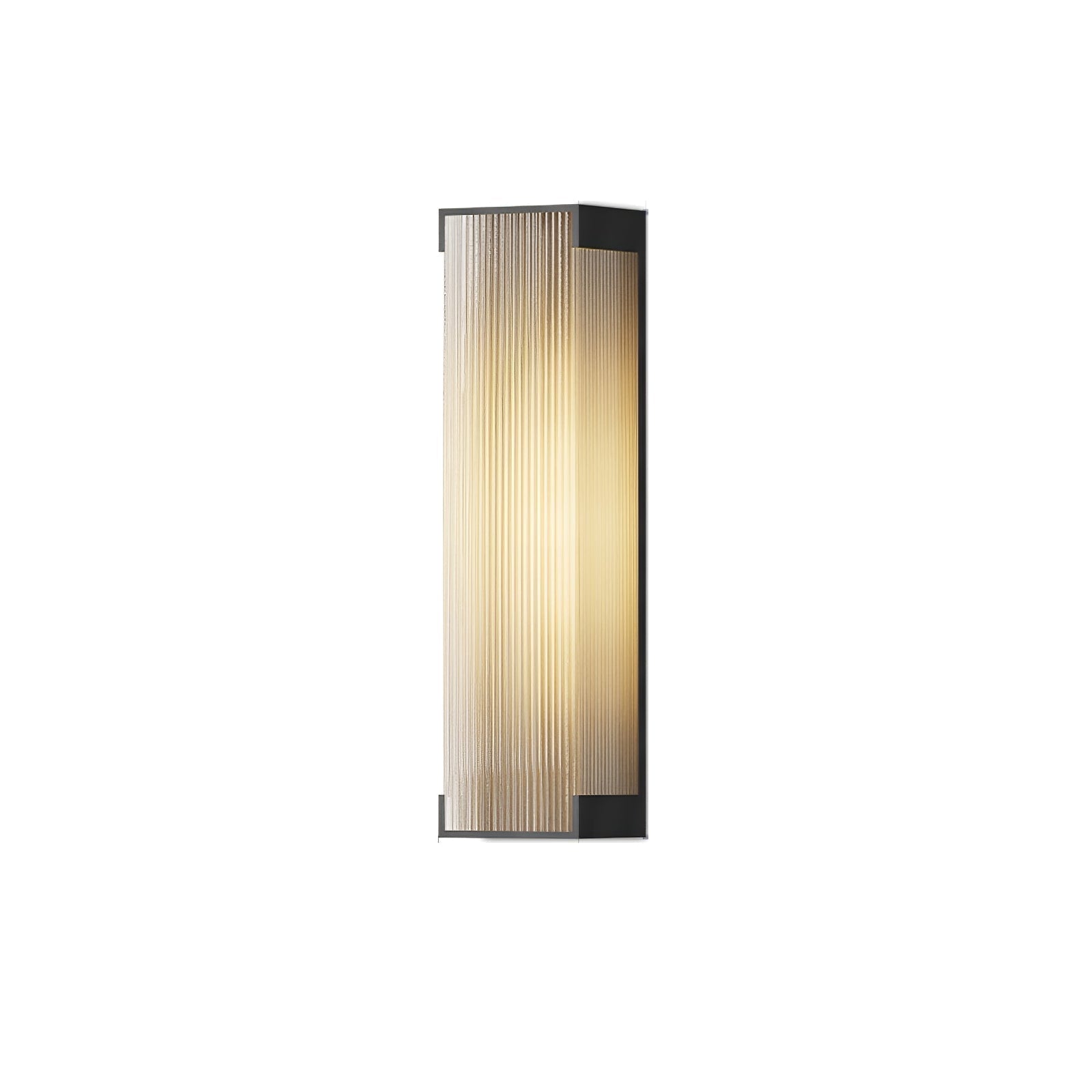 Rectangular Solar Outdoor Wall Light - Blowlighting