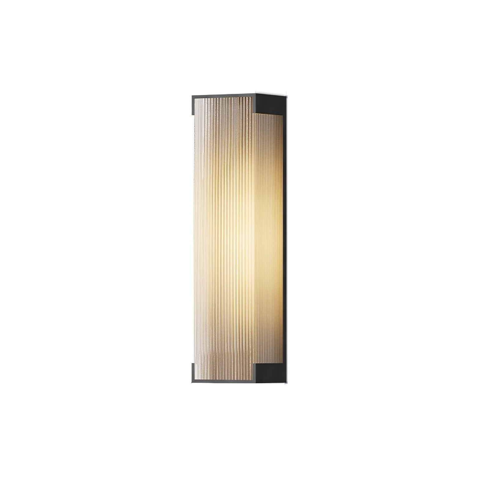 Rectangular Solar Outdoor Wall Light - Blowlighting