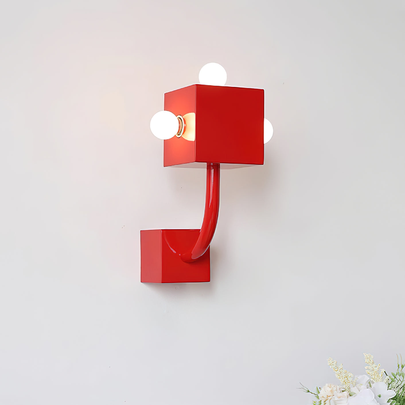 AvantCube Red Wall Lamp - Letslighting
