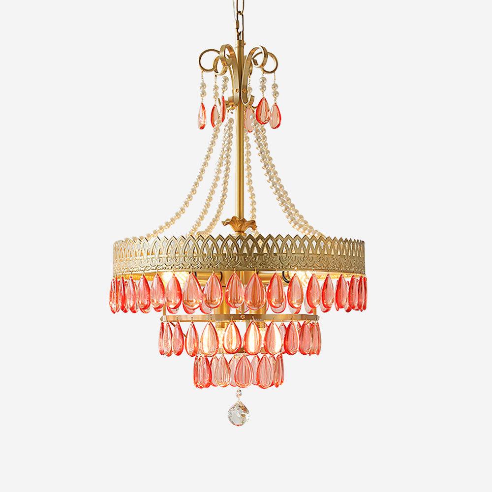 Virello Red Ruby Chandelier - Letslighting