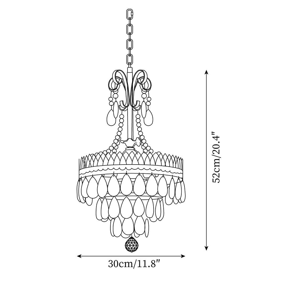 Virello Red Ruby Chandelier - Letslighting