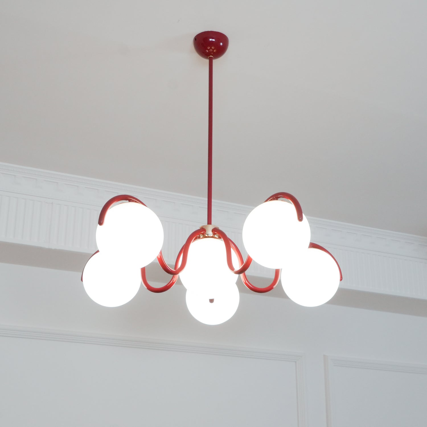 Reedway Curve Linear Chandelier - Blowlighting
