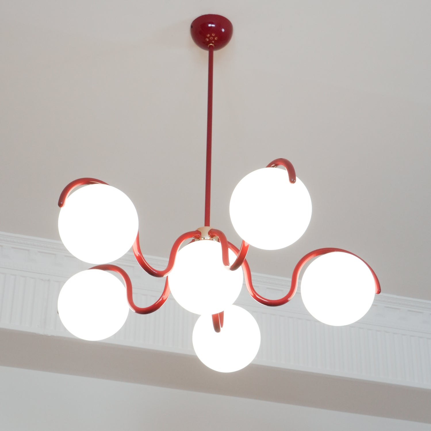 Reedway Curve Linear Chandelier - Blowlighting