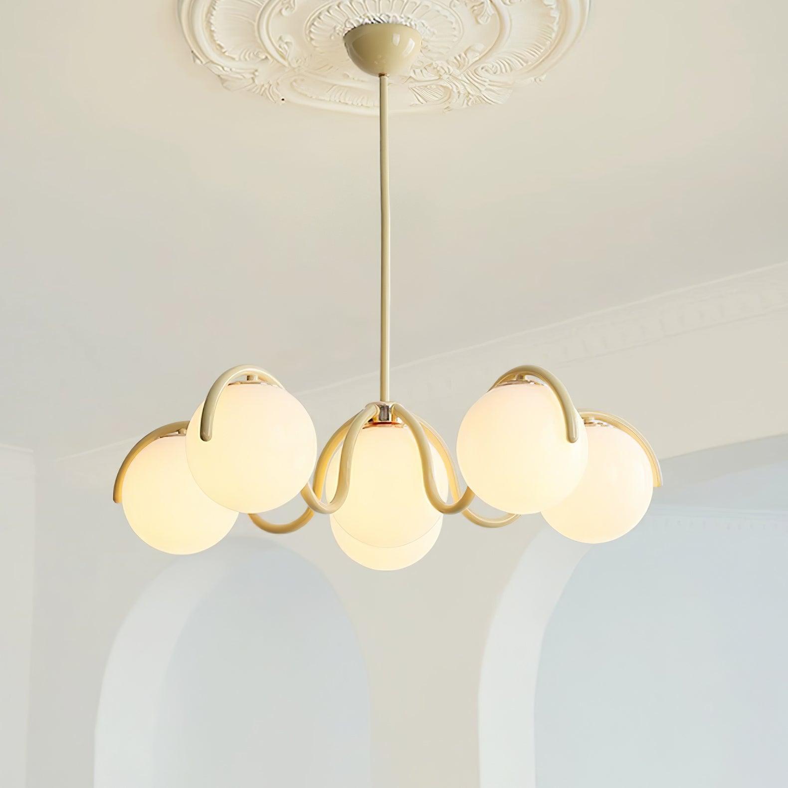 Reedway Curve Linear Chandelier - Blowlighting