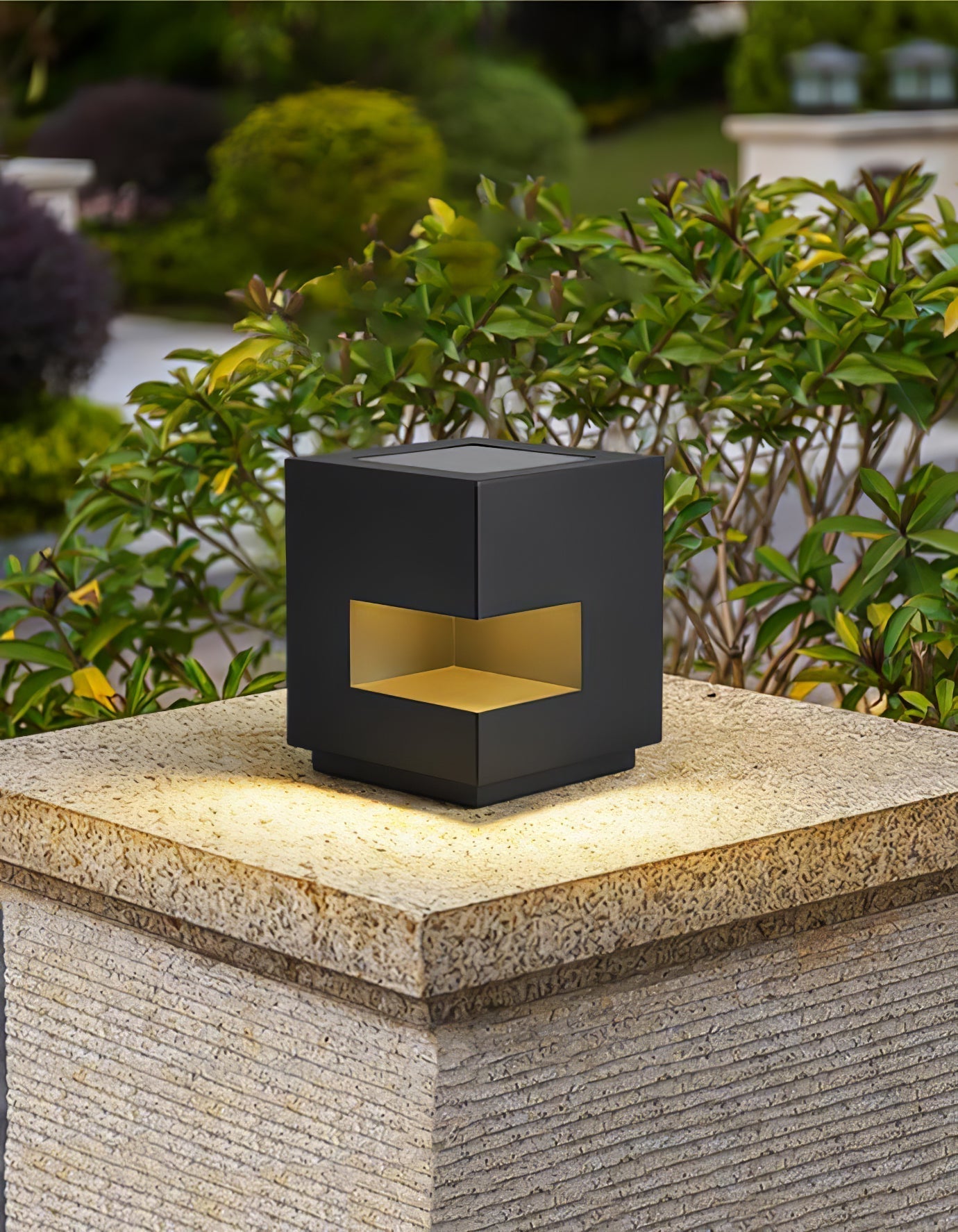 Regular Cube Post Outdoor Light - Blowlighting