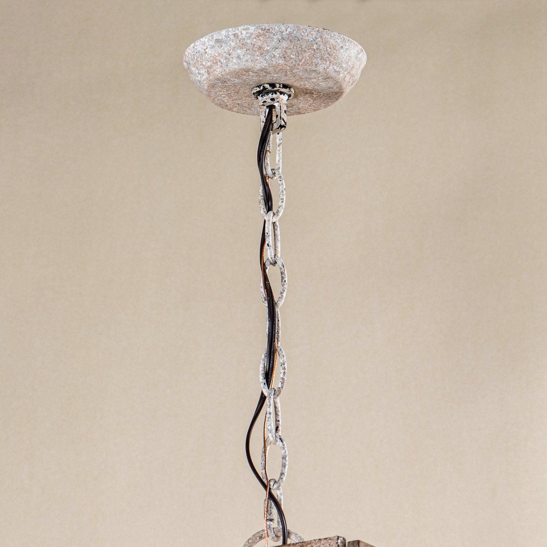 Zelaeora Individual Creativity 4 - Light Wooden Metal Pendant Lamp - Lamp Copper